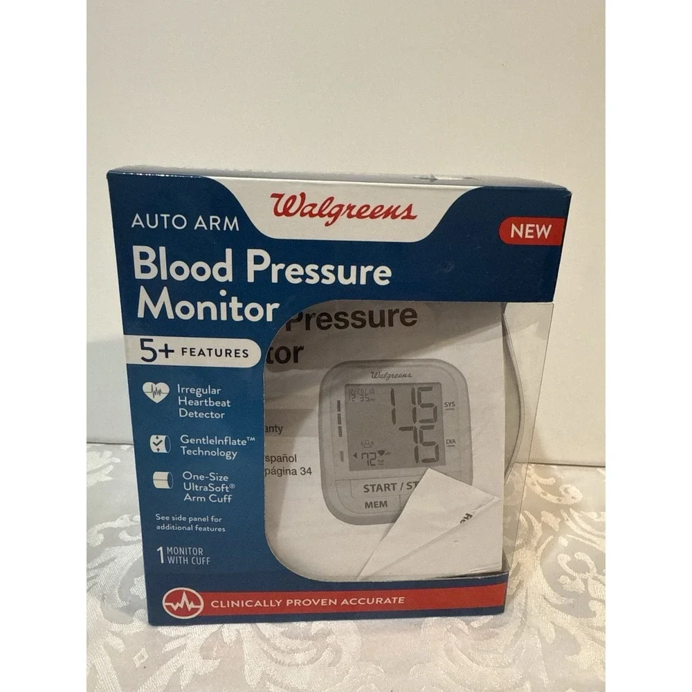 Walgreens Auto Arm Blood Pressure Monitor- 5+ Features